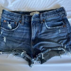 Abercrombie & Fitch Blue Jean Shorts